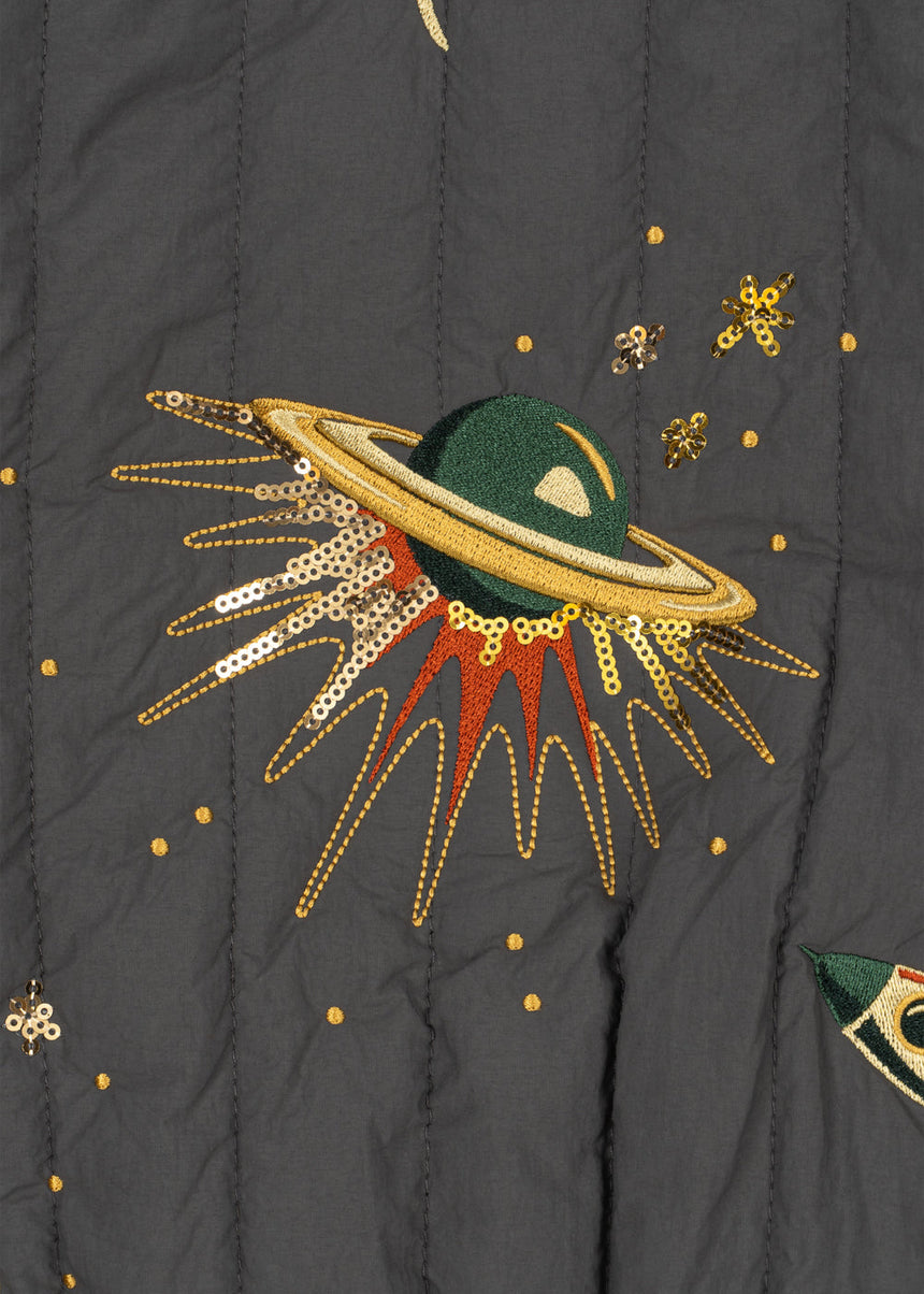 Konges Slojd JUNO SEQUIN BOMBER JACKET - Magnet