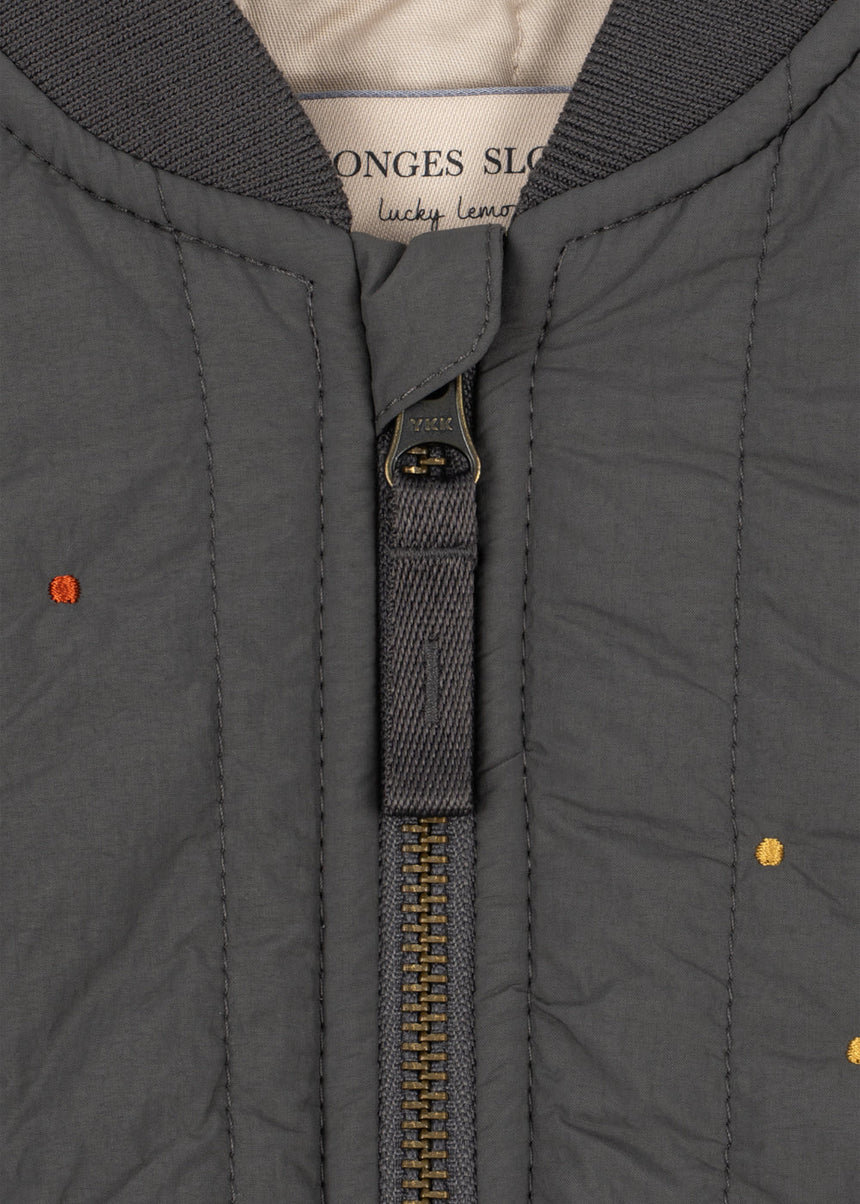 Konges Slojd JUNO SEQUIN BOMBER JACKET - Magnet
