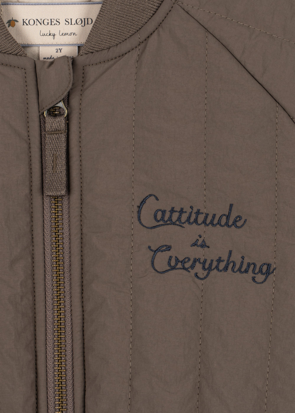Konges Slojd Juno Bomber Jacket - Walnut - Princess and the Pea Boutique