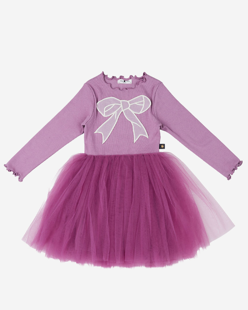 Petite Hailey Emi Bow Tutu - Purple
