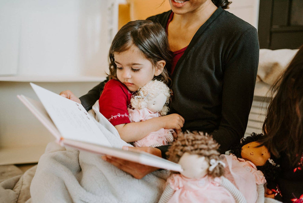 A Pretty Girl Board Book - (Blonde Hair) - Princess and the Pea Boutique