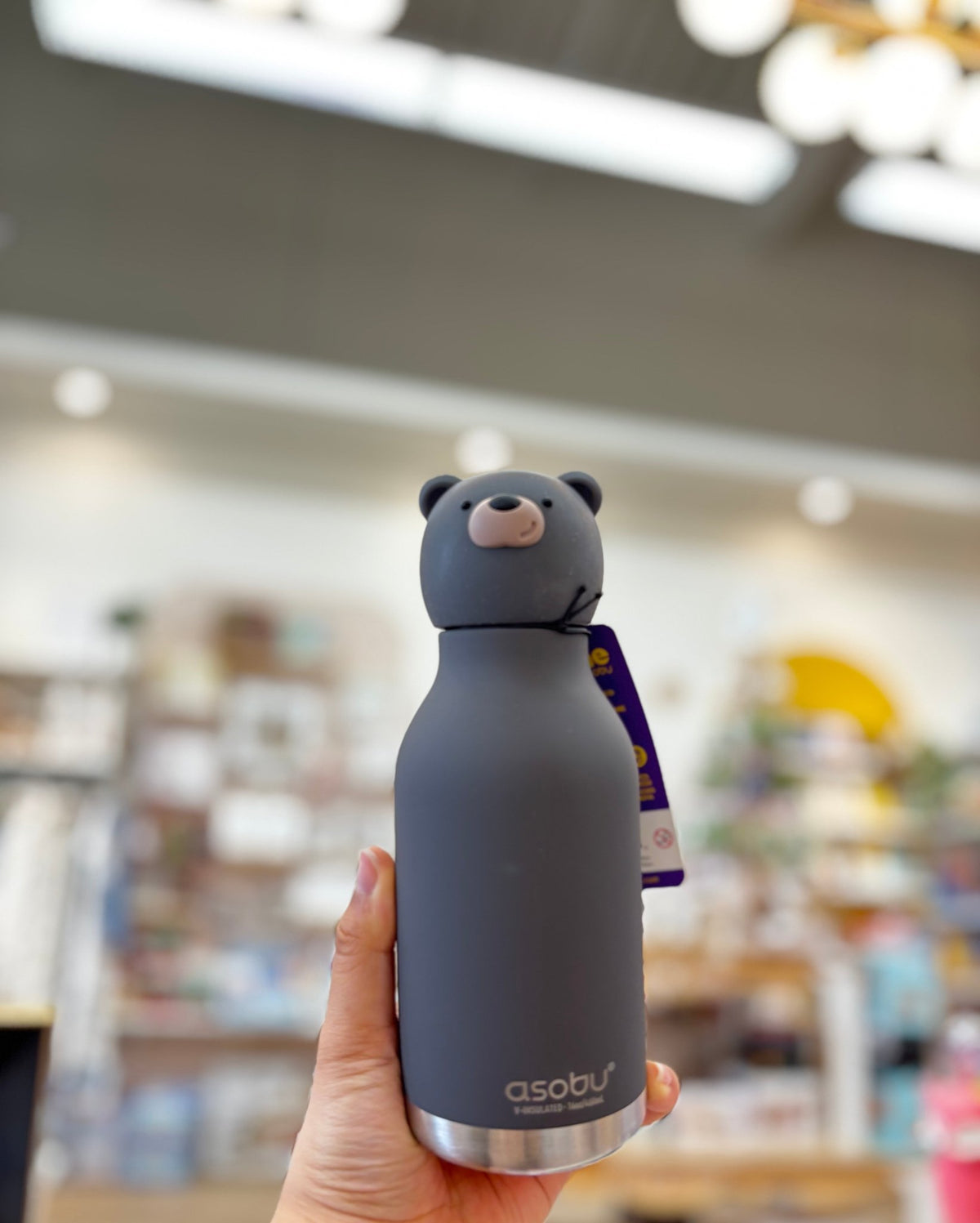 Asobu Black Bear Bestie Bottle - Princess and the Pea Boutique