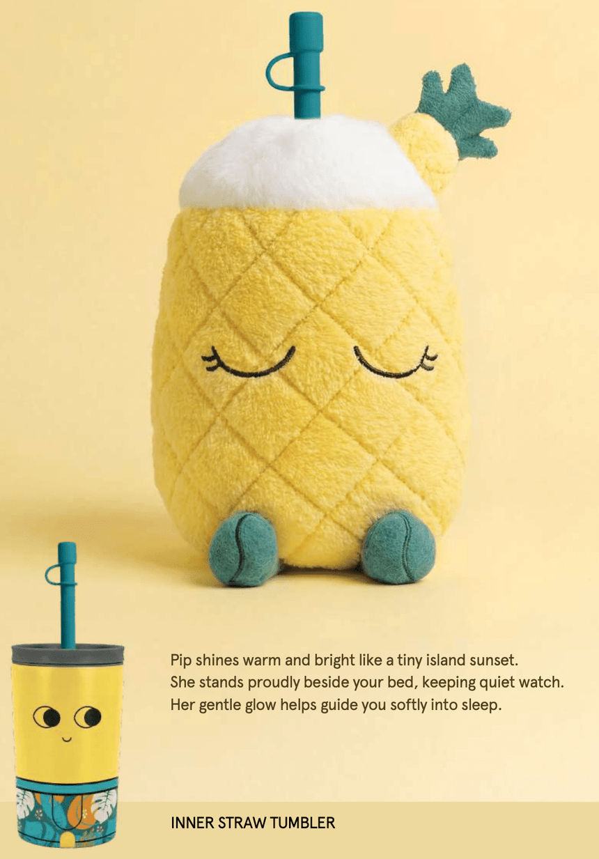 Asobu Pip the Pineapple Fuzzie - Princess and the Pea Boutique