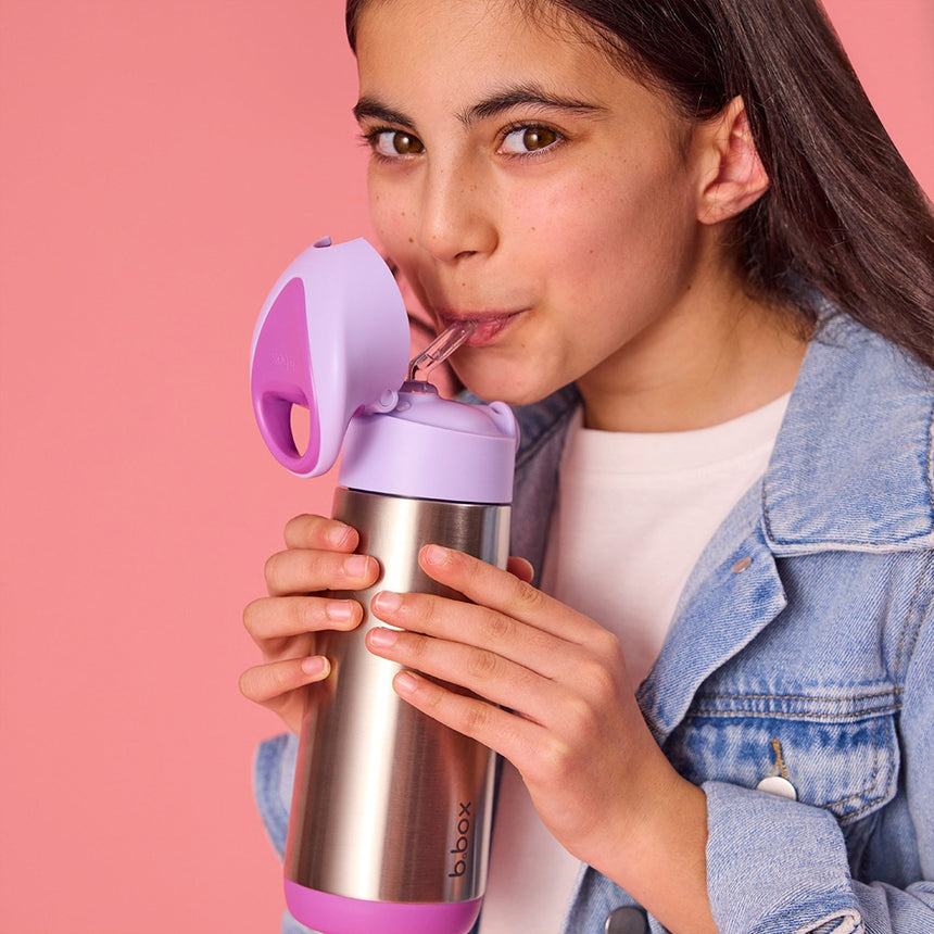 B. Box Insulated Drink Bottle 500ml - Sugar Plum - Princess and the Pea Boutique