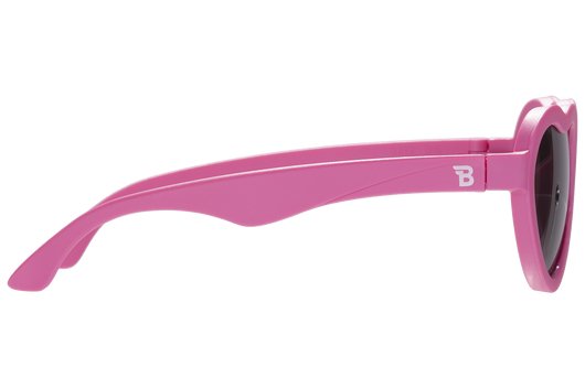 Babiator Non-Polarized Mirrored Heart Sunglasses - Paparazzi Pink - Princess and the Pea
