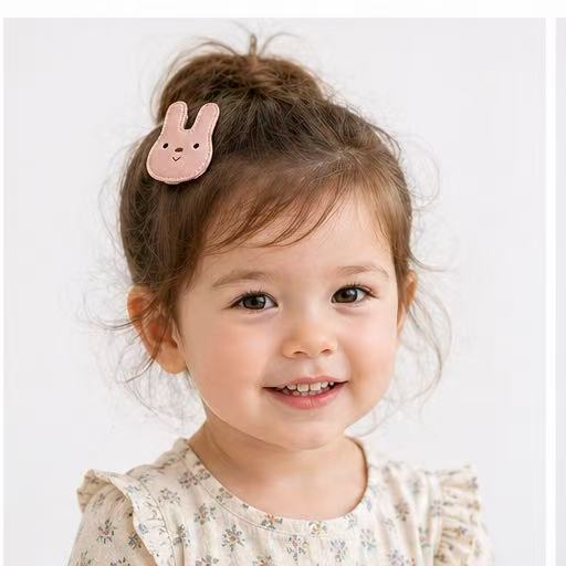 Baby Hood Soft Bunny Hair Clip - Princess and the Pea Boutique