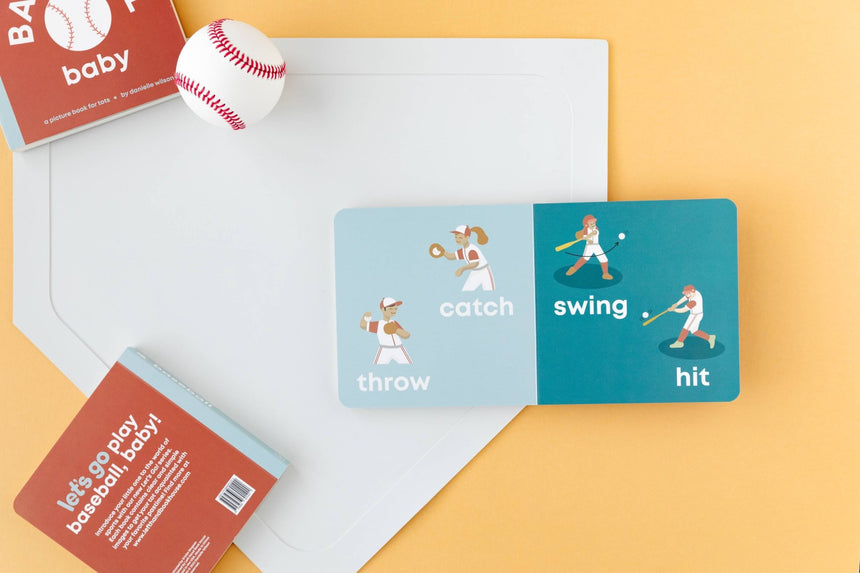Baseball Baby Book - Princess and the Pea Boutique