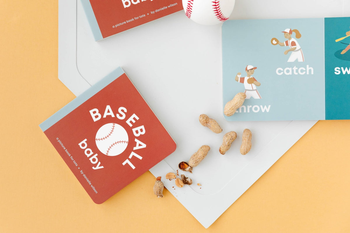 Baseball Baby Book - Princess and the Pea Boutique