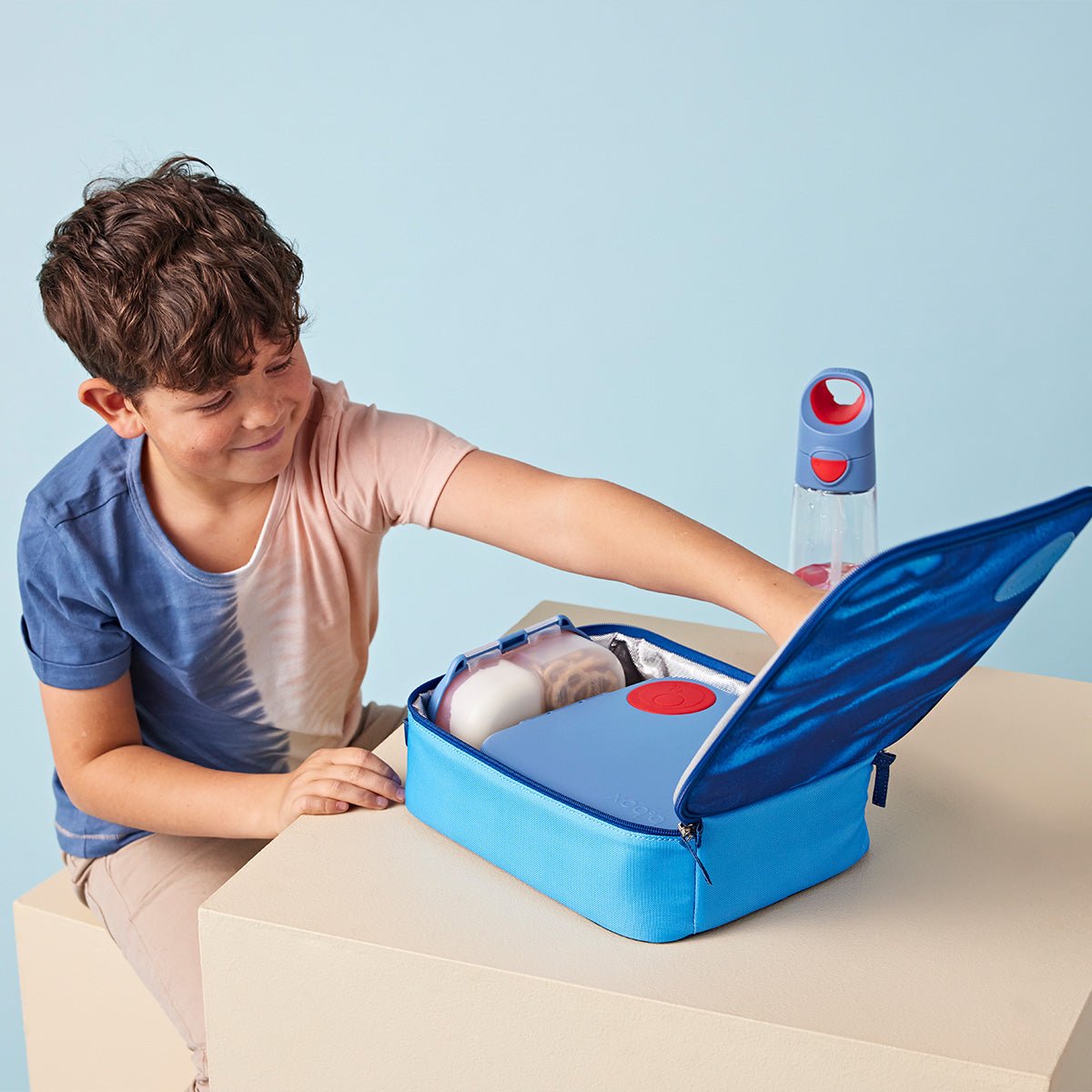 B.BOX Insulated Flexi Lunchbag - Deep Blue - Princess and the Pea Boutique