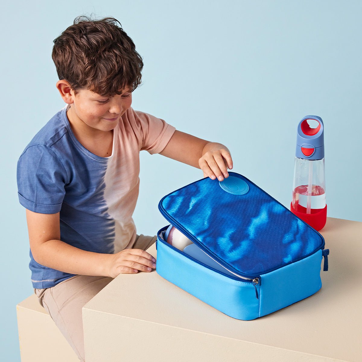 B.BOX Insulated Flexi Lunchbag - Deep Blue - Princess and the Pea Boutique