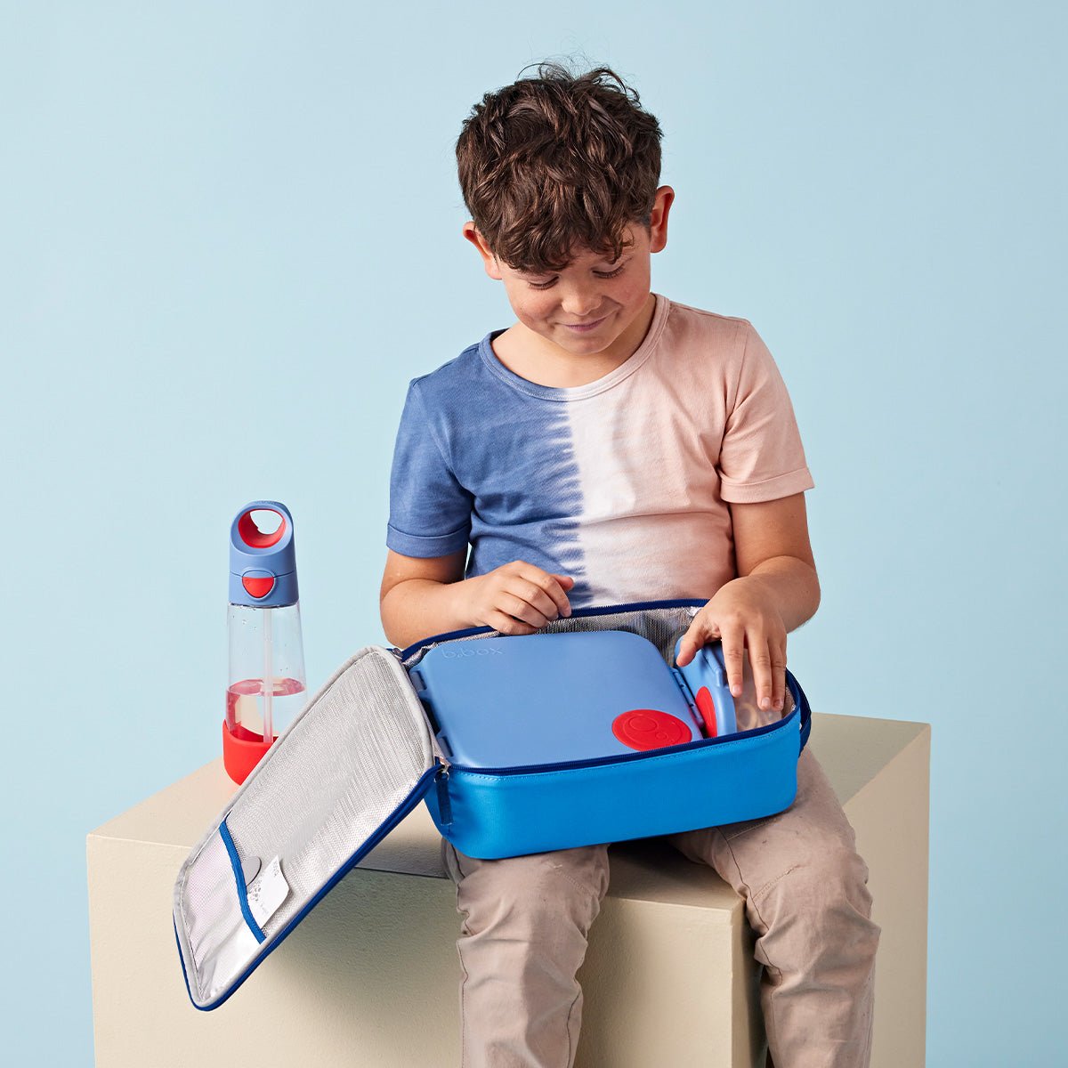 B.BOX Insulated Flexi Lunchbag - Deep Blue - Princess and the Pea Boutique