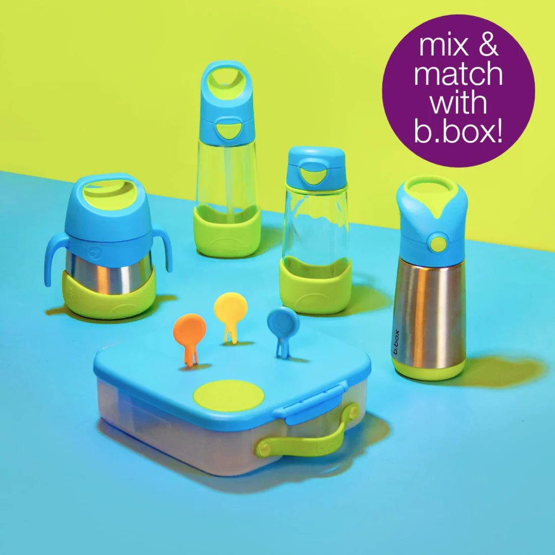 B.BOX Tritan Drink Bottle - 450ml - Ocean Breeze - Princess and the Pea Boutique