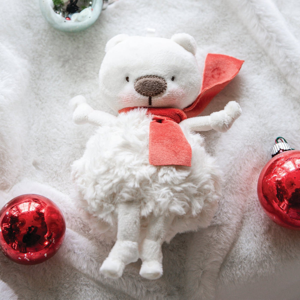 Beau the Polar Bear Roly Poly - Princess and the Pea Boutique