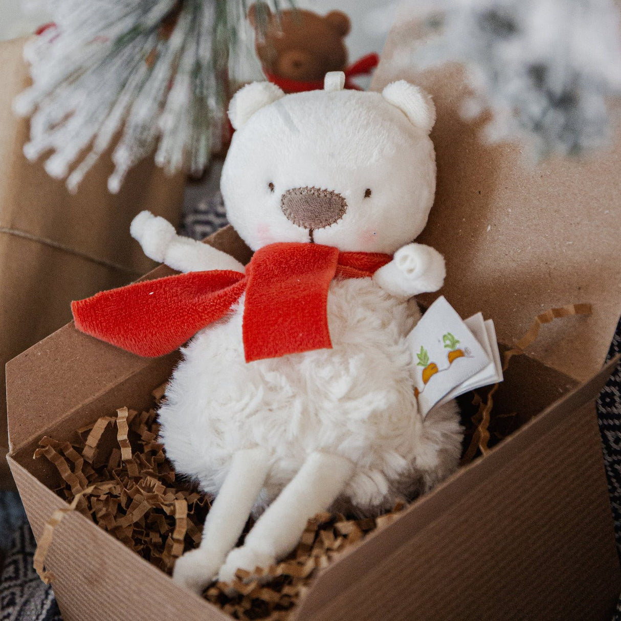 Beau the Polar Bear Roly Poly - Princess and the Pea Boutique