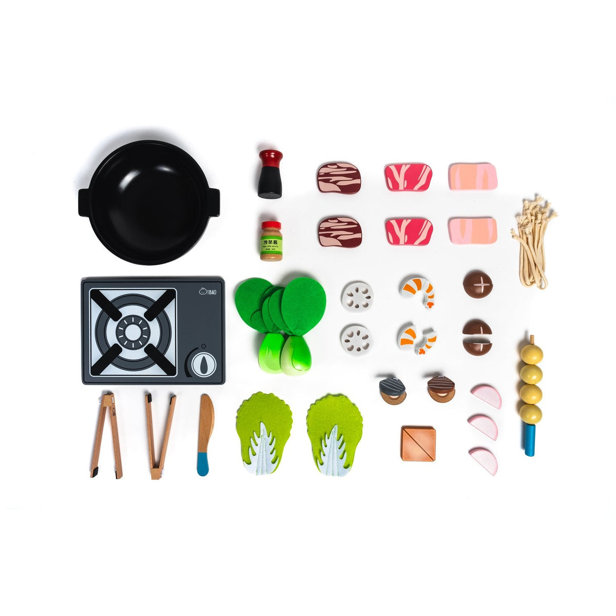 Bitty Bao Wooden Hot Pot Toy - a la carte - Princess and the Pea Boutique