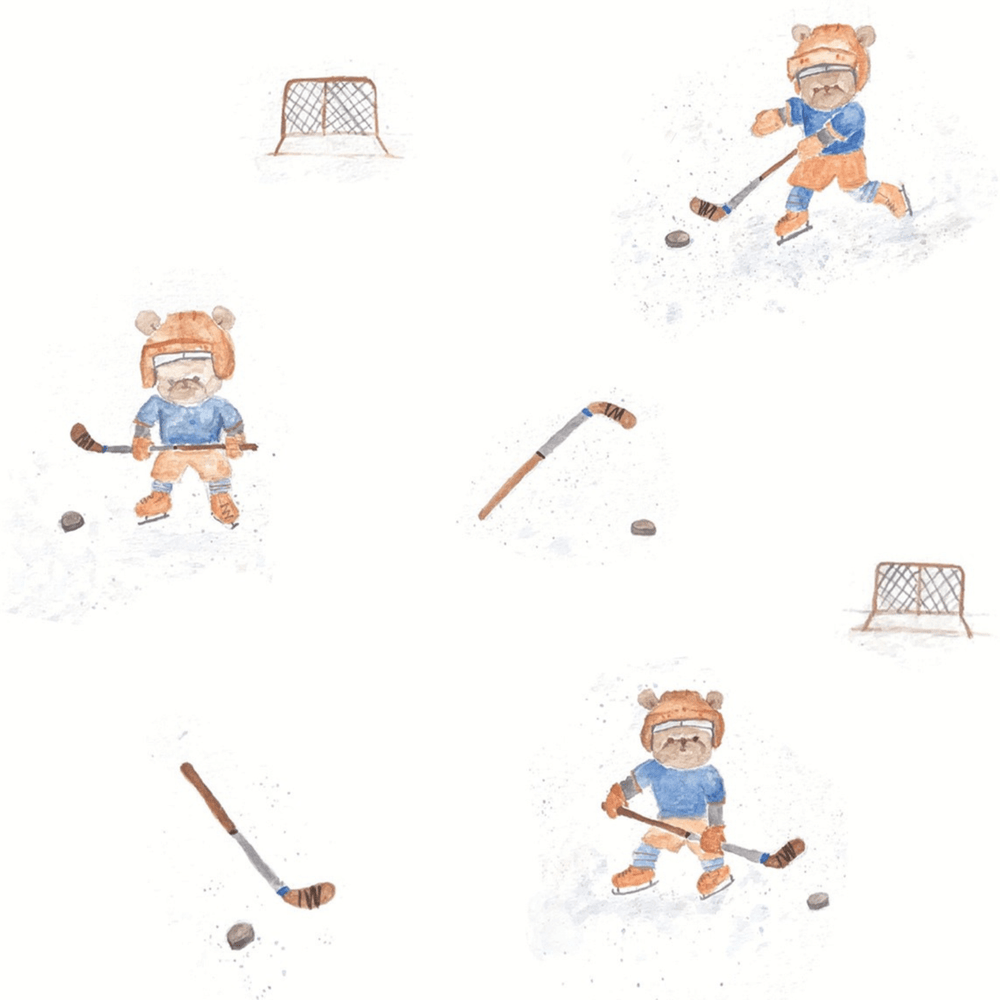Blara Organic Mitten - Hockey Print - Princess and the Pea Boutique