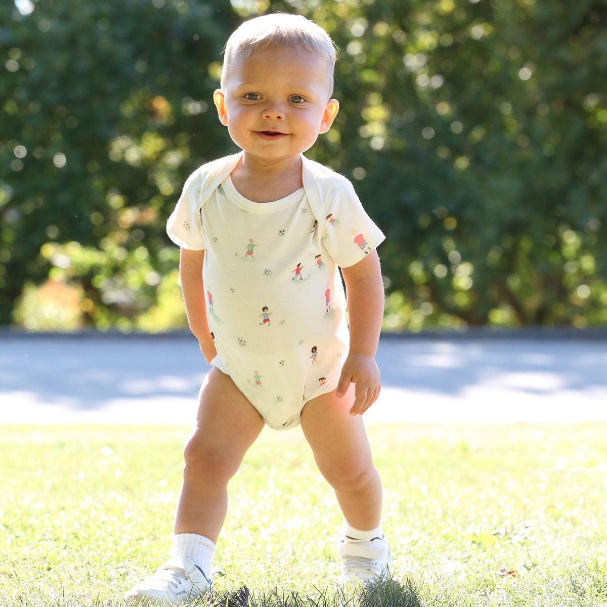 Blara Organic Short Sleeve Bodysuit - Mini Cup - Princess and the Pea Boutique