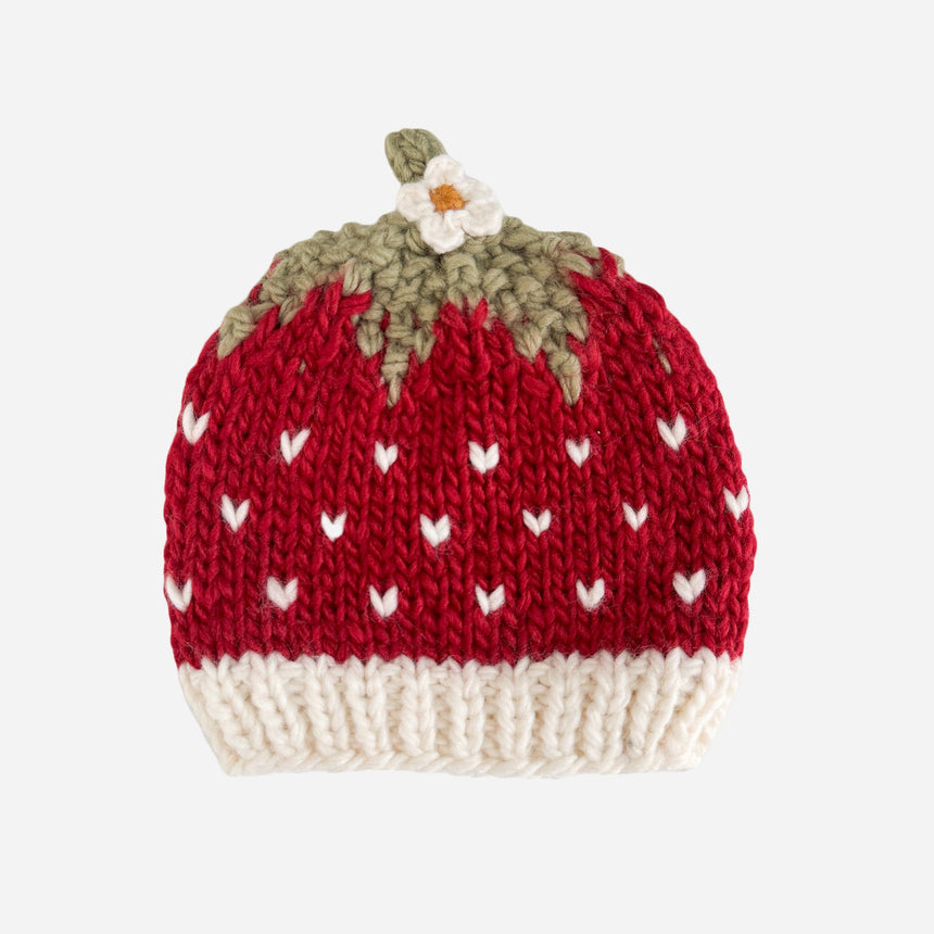 Blueberry Hill Strawberry Hat - Princess and the Pea Boutique