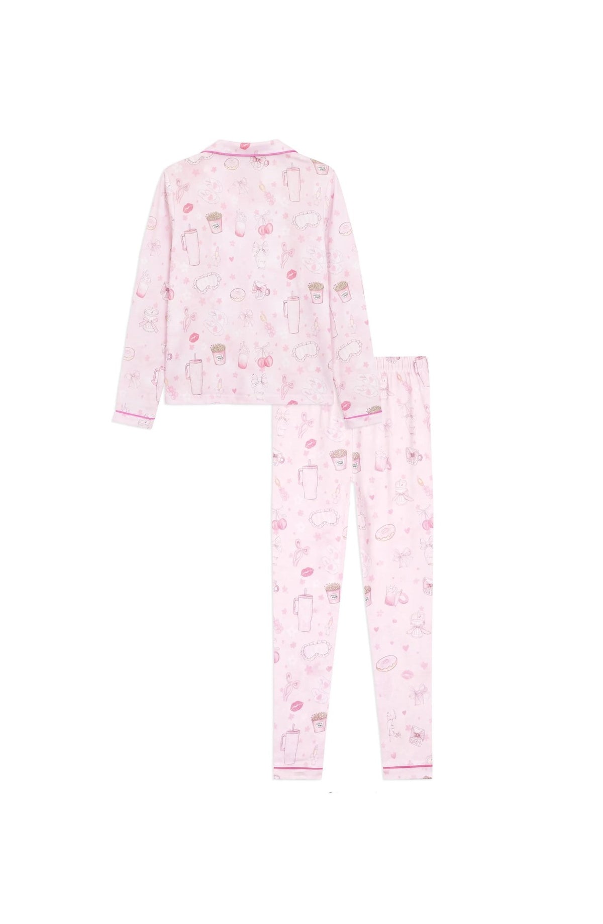 Blush Club Long Sleeve Jersey Pajama Pant Set - Princess and the Pea Boutique