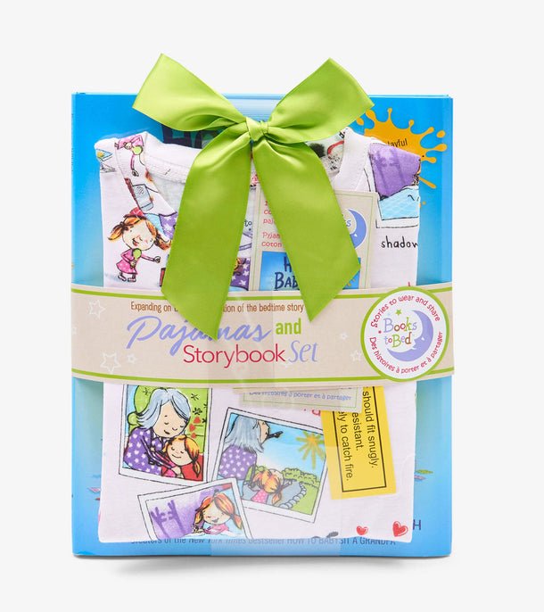 Books to bed - How To Babysit A Grandma - Pajama Set With Book - Princess and the Pea Boutique
