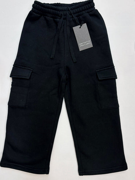 Brunette The Label Cargo Straight Jogger - Black - Princess and the Pea Boutique