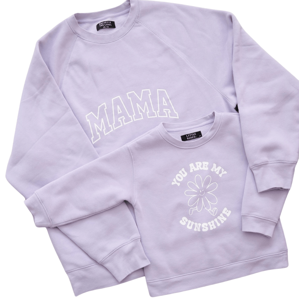 Brunette the Label Mama Crew - Mauve - Princess and the Pea Boutique