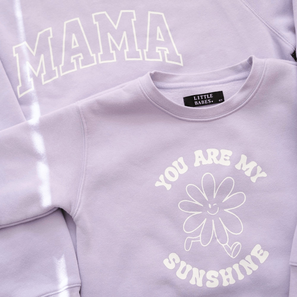 Brunette the Label Mama Crew - Mauve - Princess and the Pea Boutique