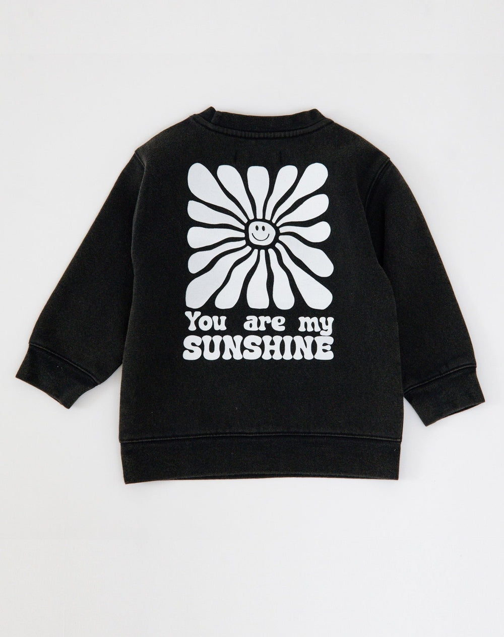 Brunette The Label You Are My Sunshine Core Crew - Acid Black - Princess and the Pea Boutique
