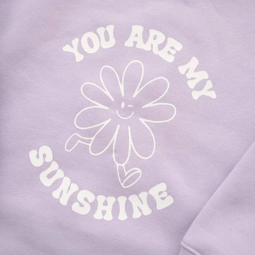 Brunette The Label You Are My Sunshine Core Crew - Mauve - Princess and the Pea Boutique