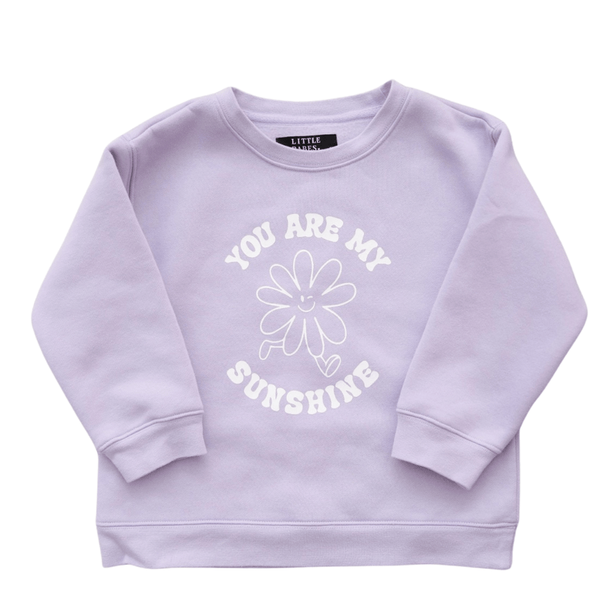 Brunette The Label You Are My Sunshine Core Crew - Mauve - Princess and the Pea Boutique