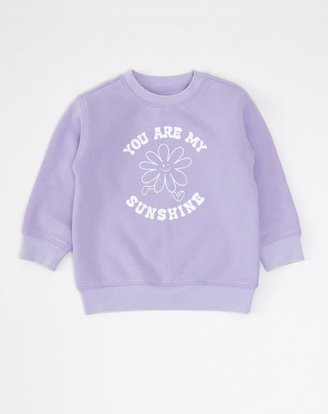 Brunette The Label You Are My Sunshine Core Crew - Mauve - Princess and the Pea Boutique