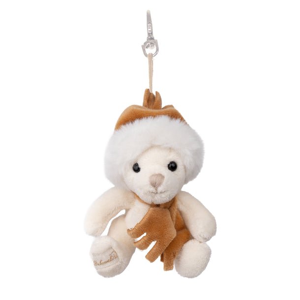 Bukowski Bears Eugene Bag Charm - White - Princess and the Pea Boutique
