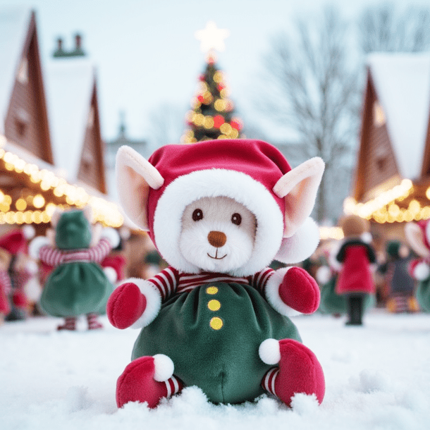 Bukowski Bears Ziggy Santa's Little Helper - Green - Princess and the Pea Boutique