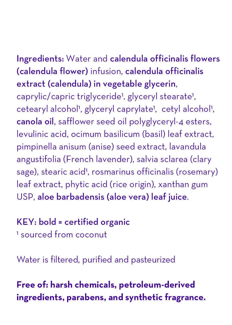 Calendula™ Cream: 6oz/170g - Princess and the Pea Boutique