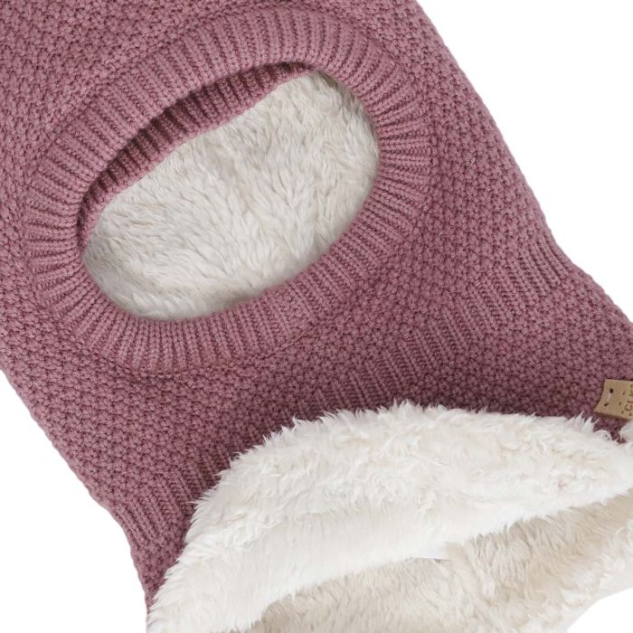 Calikids Knit Balaclava Bear - Rose - Princess and the Pea Boutique