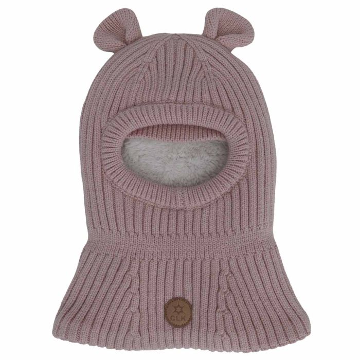 Calikids Knit Bear Soft Touch Balaclava - Lotus - Princess and the Pea Boutique