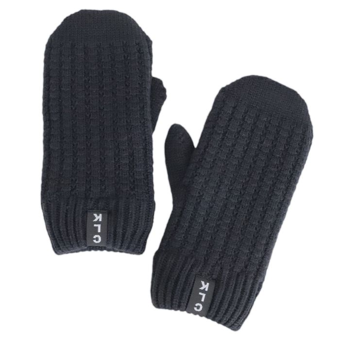 Calikids Soft Touch Knit Mitten - Black Ink - Princess and the Pea Boutique