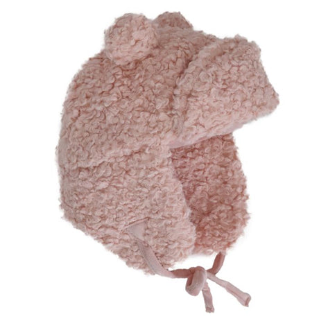 Calikids Teddy Bear Aviator Hat - Rose - Princess and the Pea Boutique