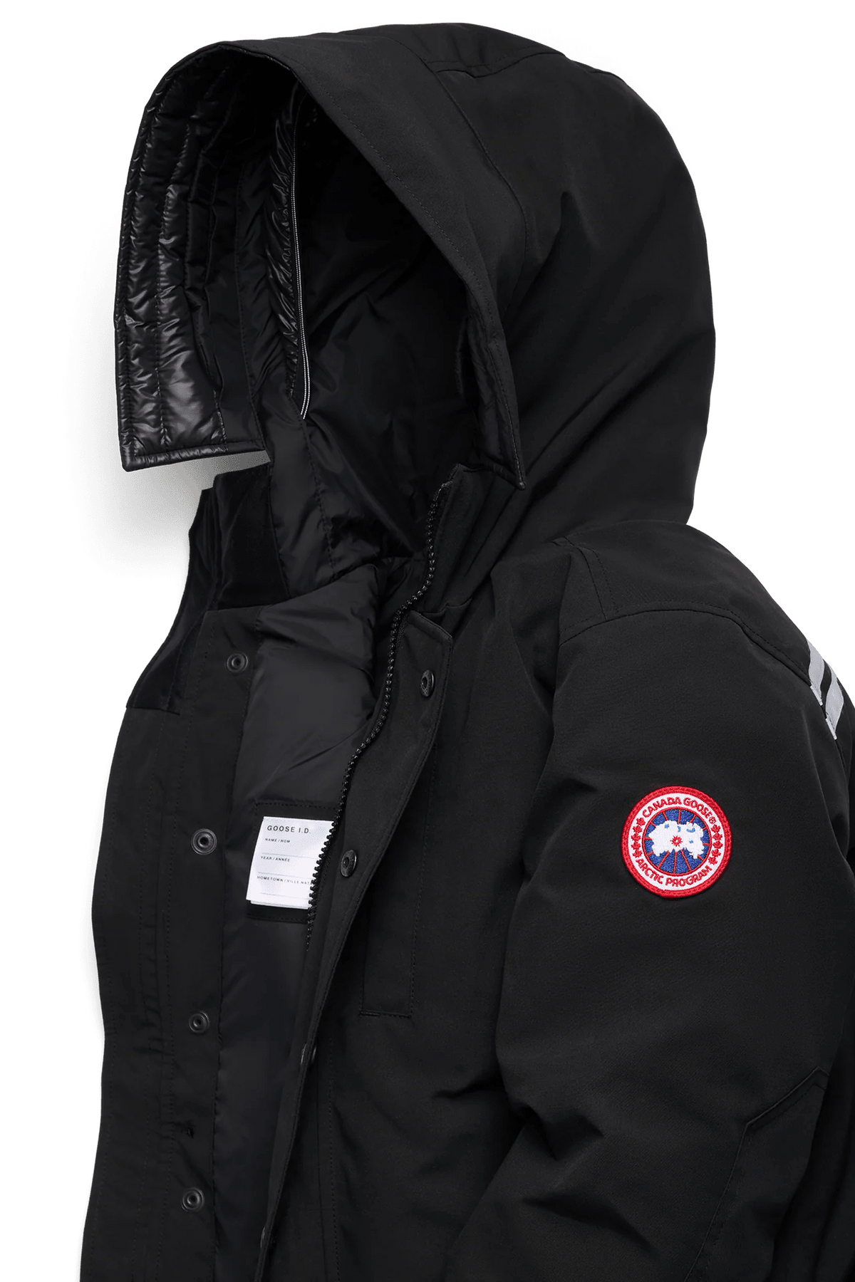 Canada Goose Youth Logan Parka - Black - Princess and the Pea Boutique