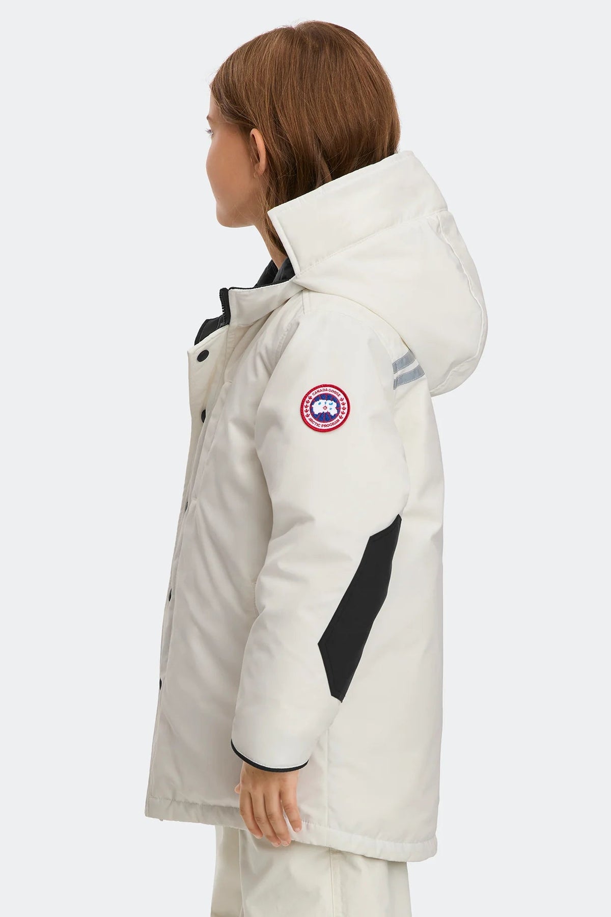 Canada Goose Youth Logan Parka - North Star White - Princess and the Pea Boutique