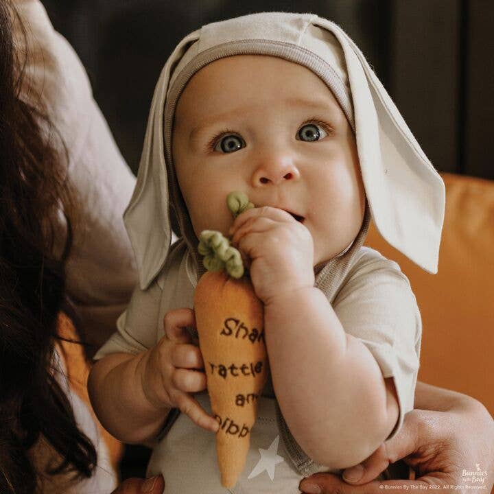 Carrot Rattle - Princess and the Pea Boutique