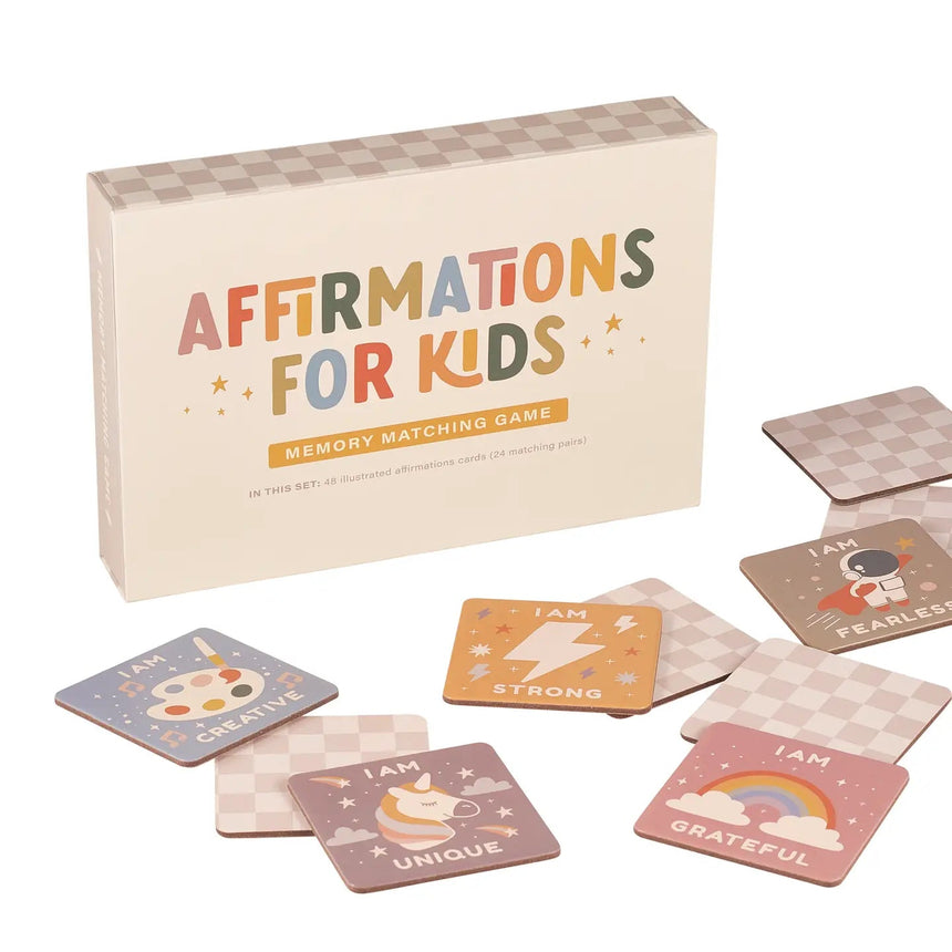 Cherrypick Affirmations For Kids Memory Matching Game - Princess and the Pea Boutique