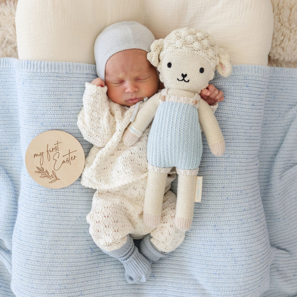 cuddle + kind Benjamin the Lamb - Little 13" - Princess and the Pea Boutique