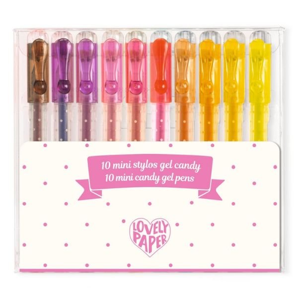 Djeco 10 mini candy gel pens - Princess and the Pea Boutique