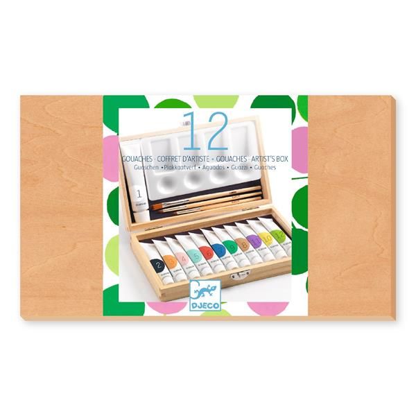 Djeco 12 Gouaches - Artist’s box - Princess and the Pea Boutique