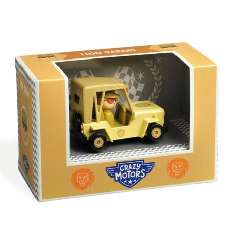 Djeco Crazy Motors - Lion Safari - Princess and the Pea Boutique
