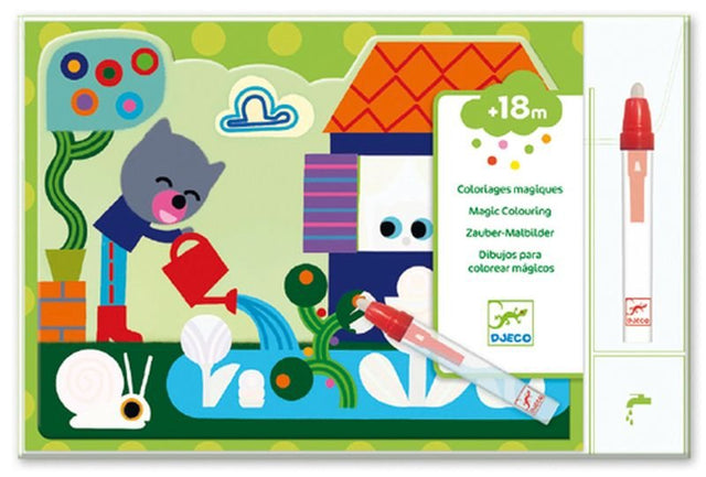Djeco Magic Colouring - Hidden in the garden - Princess and the Pea Boutique