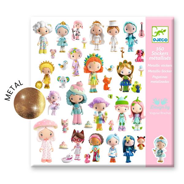 Djeco Metallic Stickers / The little world of Tinyly - Princess and the Pea Boutique