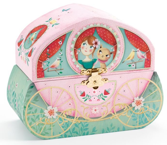 Djeco Music box - Carriage ride - Princess and the Pea Boutique