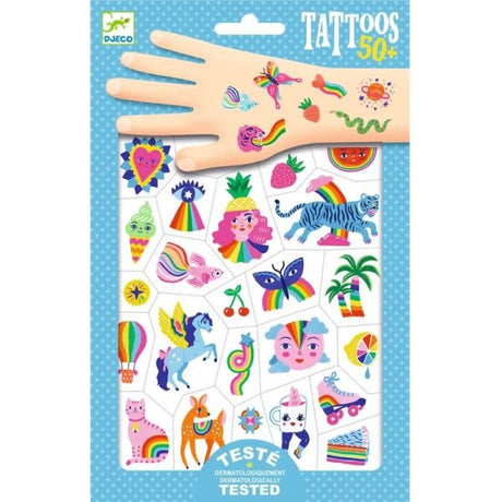 Djeco Tattoos Rainbow - Princess and the Pea Boutique